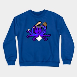 Baseball Octopus Crewneck Sweatshirt